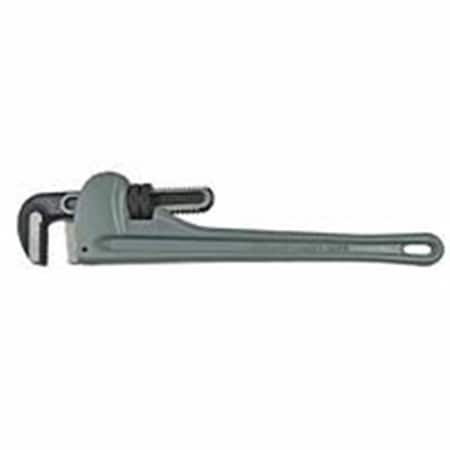 Aluminum Straight Pipe Wrench, 36 In. Long, 5 In. Jaw Capacity